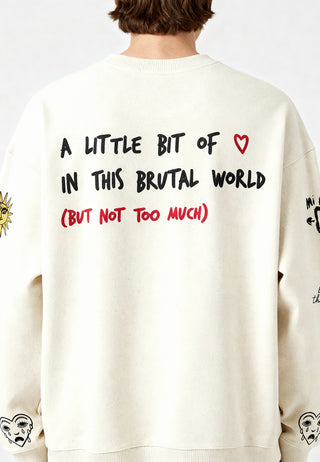 Sweatshirt Oversize Brodé "Brutal"