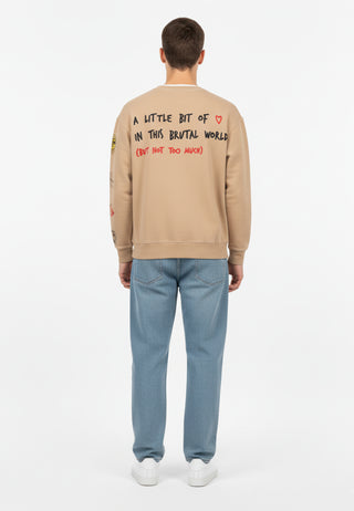 Sweatshirt Oversize Brodé "Brutal"