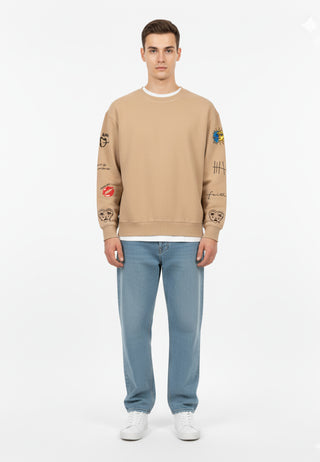 Sweatshirt Oversize Brodé "Brutal"