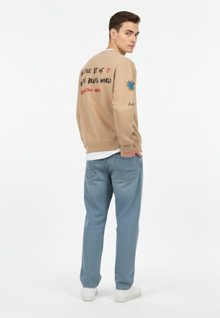 Sweatshirt Oversize Brodé "Brutal"