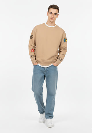 Sweatshirt Oversize Brodé "Brutal"