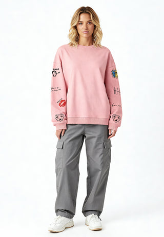 Sweatshirt Oversize Brodé "Brutal"