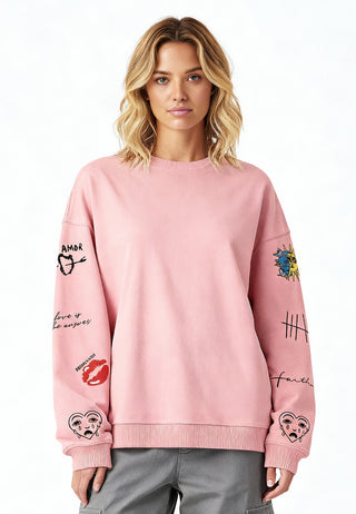 Sweatshirt Oversize Brodé "Brutal"