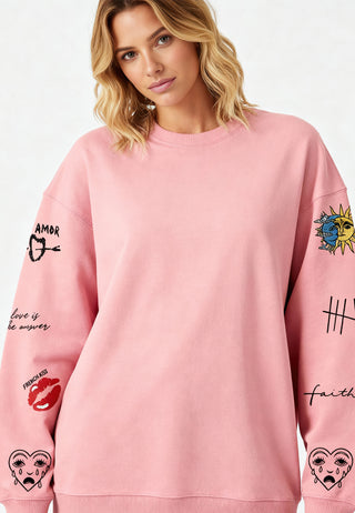 Sweatshirt Oversize Brodé "Brutal"