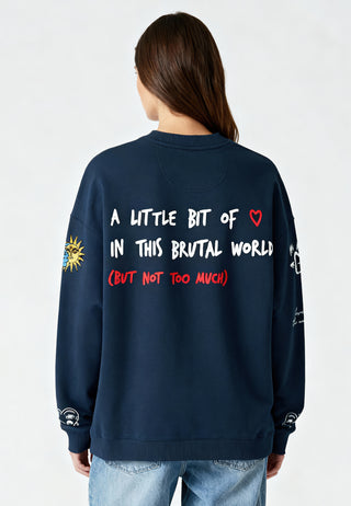 Sweatshirt Oversize Brodé "Brutal"