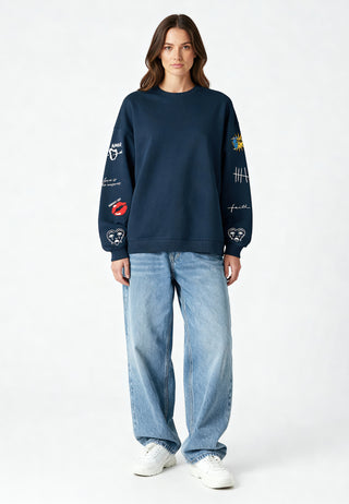 Sweatshirt Oversize Brodé "Brutal"