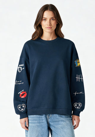 Sweatshirt Oversize Brodé "Brutal"