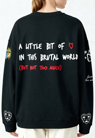Sweatshirt Oversize Brodé "Brutal"