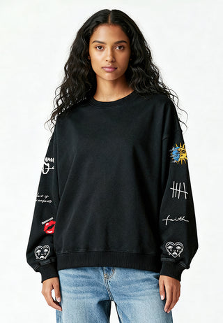 Sweatshirt Oversize Brodé "Brutal"