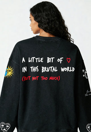 Sweatshirt Oversize Brodé "Brutal"