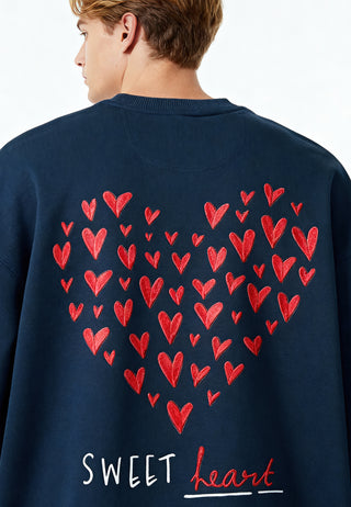 Sweatshirt Oversize Brodé "Sweetheart"