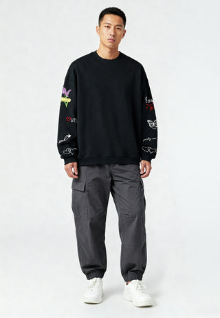 Sweatshirt Oversize Brodé "Sweetheart"