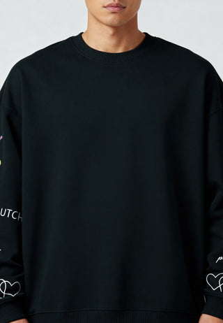 Sweatshirt Oversize Brodé "Sweetheart"