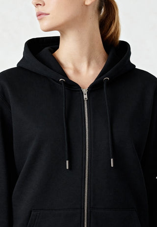 Hoodie à Zip Brodé "Crush"