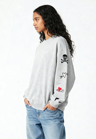 Sweatshirt Oversize Brodé "Mi Amor"