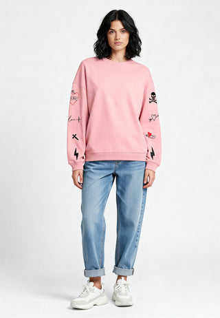 Sweatshirt Oversize Brodé "Mi Amor"