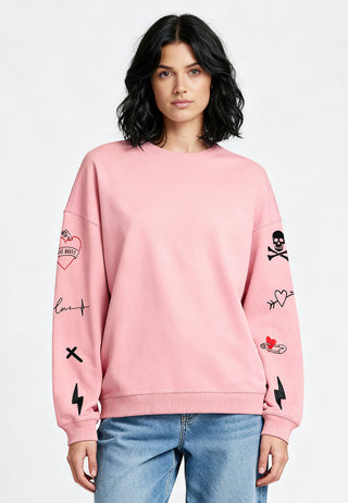 Sweatshirt Oversize Brodé "Mi Amor"