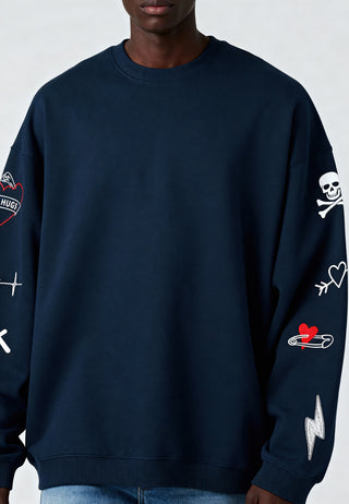 Sweatshirt Oversize Brodé "Mi Amor"