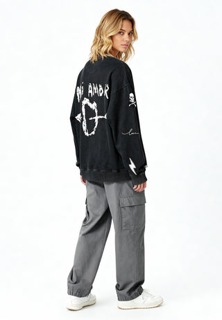 Sweatshirt Oversize Brodé "Mi Amor"