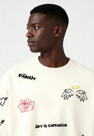 Sweatshirt Oversize "Graffiti Mira"