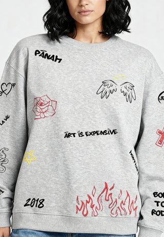 Sweatshirt Oversize "Graffiti Mira"