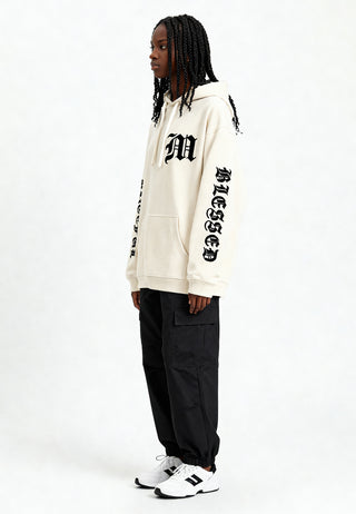 Hoodie Oversize Brodé "Blessed"
