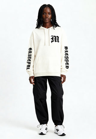 Hoodie Oversize Brodé "Blessed"