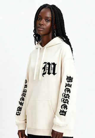 Hoodie Oversize Brodé "Blessed"