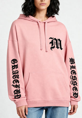 Hoodie Oversize Brodé "Blessed"