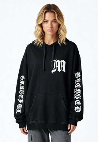 Hoodie Oversize Brodé "Blessed"