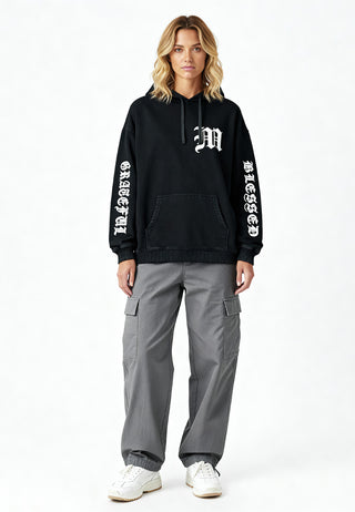 Hoodie Oversize Brodé "Blessed"