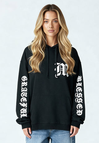 Hoodie Oversize Brodé "Blessed"