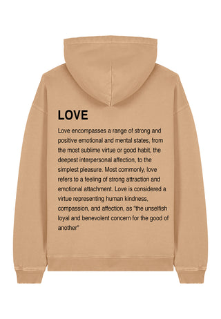 Hoodie Oversize "Love Definition"
