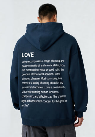Hoodie Oversize "Love Definition"