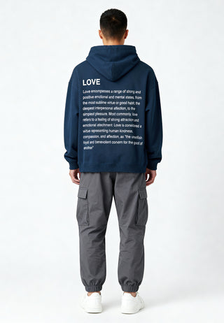 Hoodie Oversize "Love Definition"