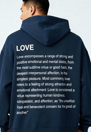 Hoodie Oversize "Love Definition"