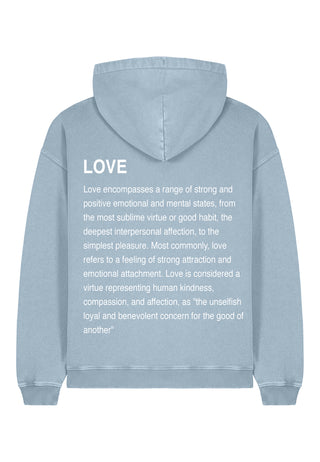 Hoodie Oversize "Love Definition"