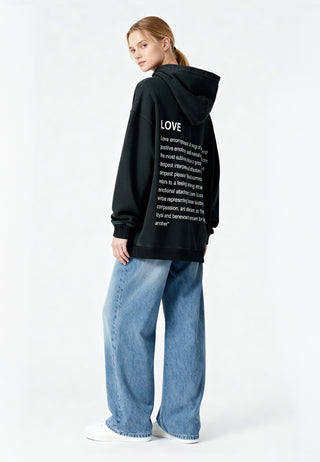 Hoodie Oversize "Love Definition"