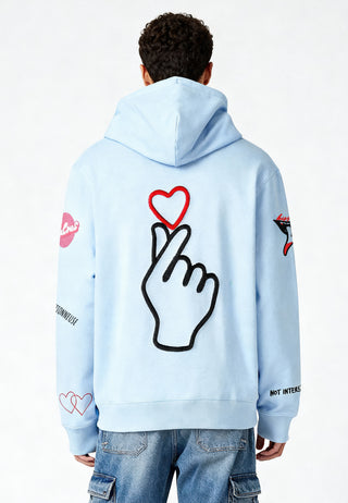 Hoodie à Zip Brodé "Moi Non Plus"