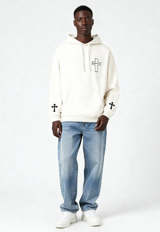 Hoodie Oversize Brodé "Karma Kills"