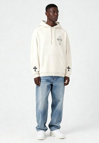 Hoodie Oversize Brodé "Karma Kills"