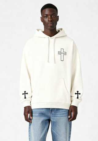 Hoodie Oversize Brodé "Karma Kills"