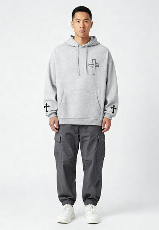 Hoodie Oversize Brodé "Karma Kills"