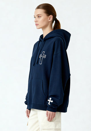 Hoodie Oversize Brodé "Karma Kills"