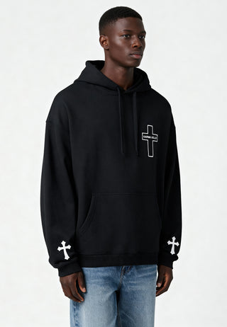 Hoodie Oversize Brodé "Karma Kills"