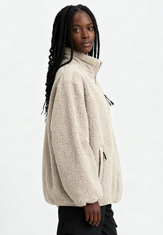 Veste Sherpa Brodée "Be Kind"