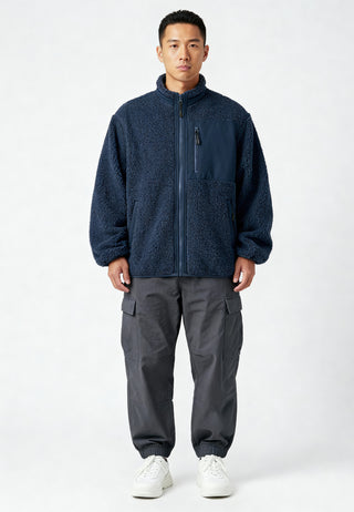 Veste Sherpa Brodée "Be Kind"