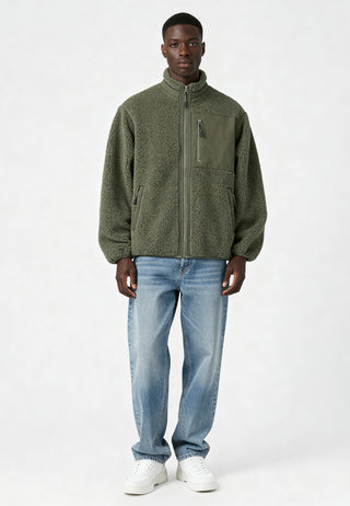 Veste Sherpa Brodée "Be Kind"