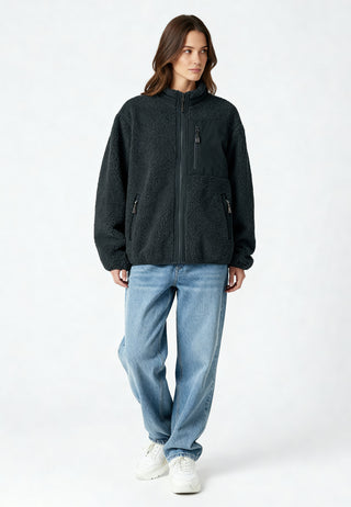 Veste Sherpa Brodée "Be Kind"