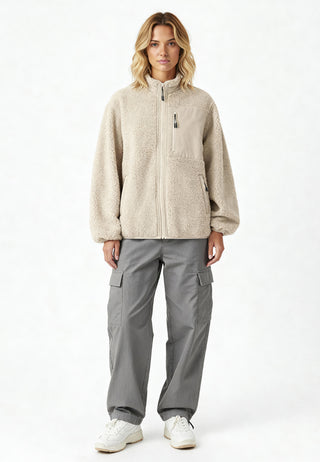 Veste Sherpa Brodée "Amore"